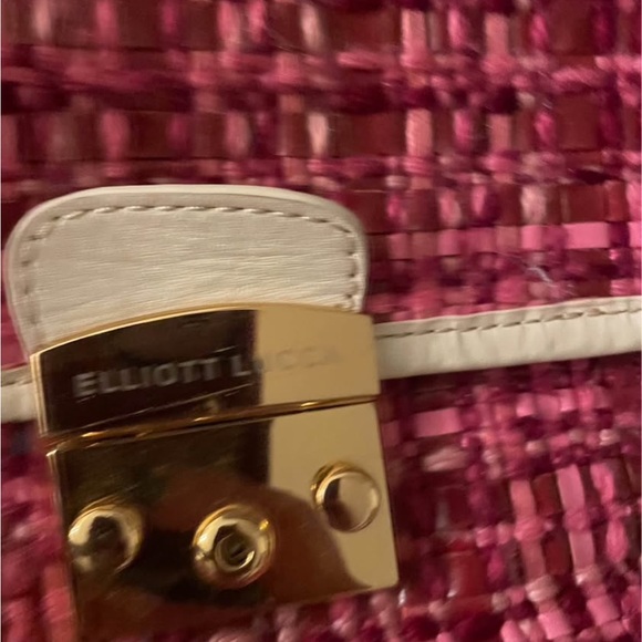 Elliott Lucca Pink and Cream Shoulder Bag - Picture 4 of 7